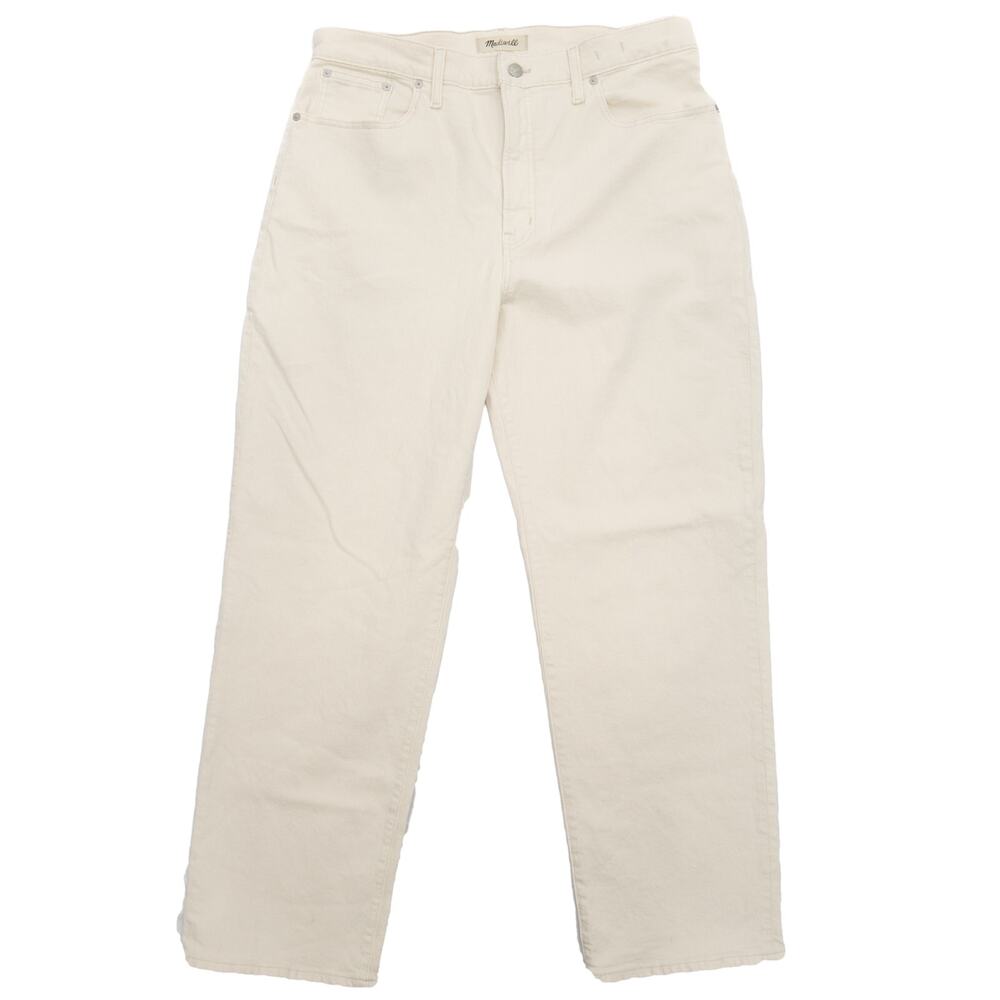 New Madewell The Perfect Vintage Straight Vintage Canvas Wash Jeans Size 32